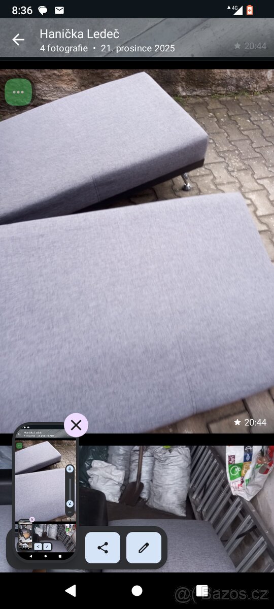 Krásná rozkládací sedací souprava - 2