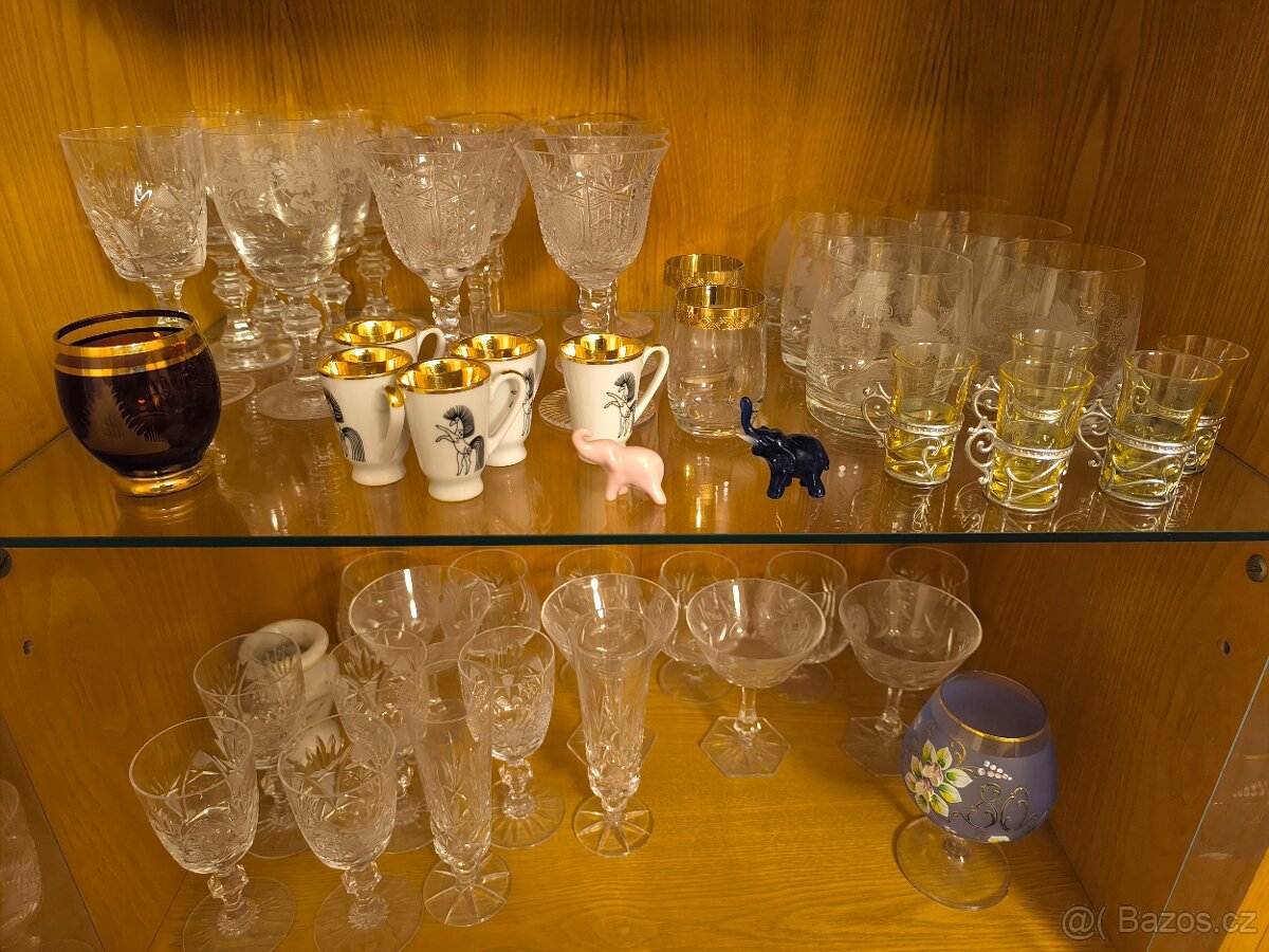 Porcelán a broušené sklo - 2