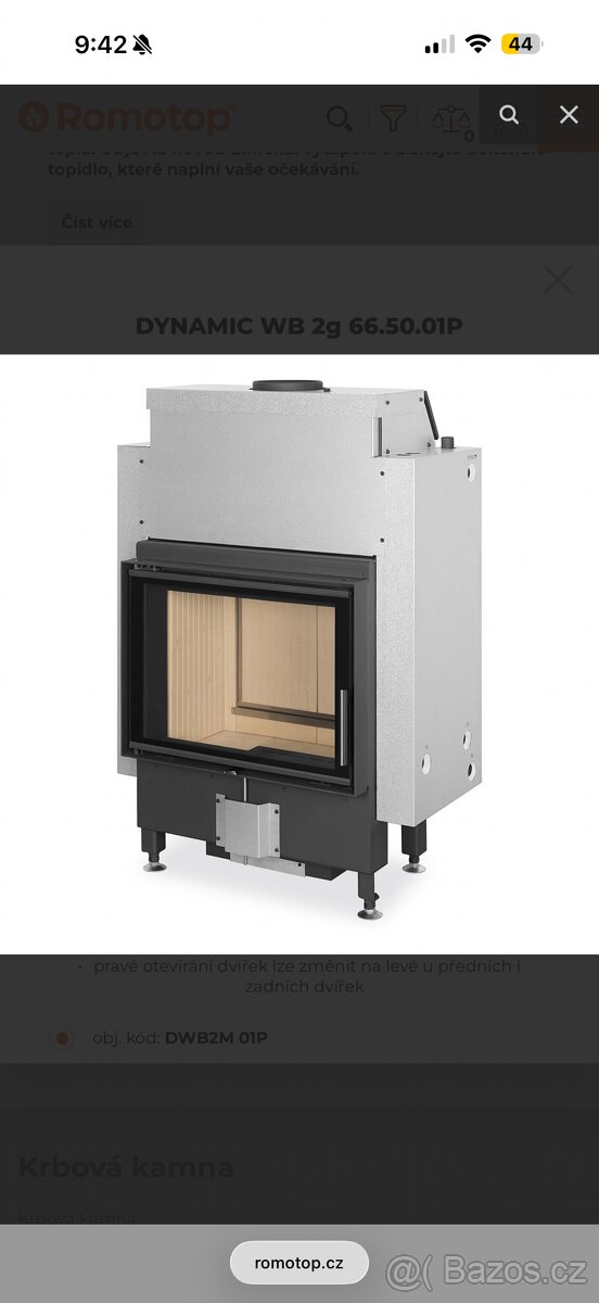 Krbová vložka romotop - 2