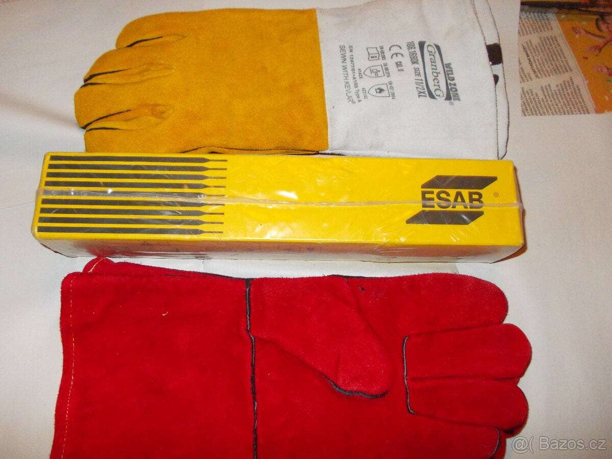 Bazická elektroda E-B 121 2.5/350 + 2 rukavice. - 2