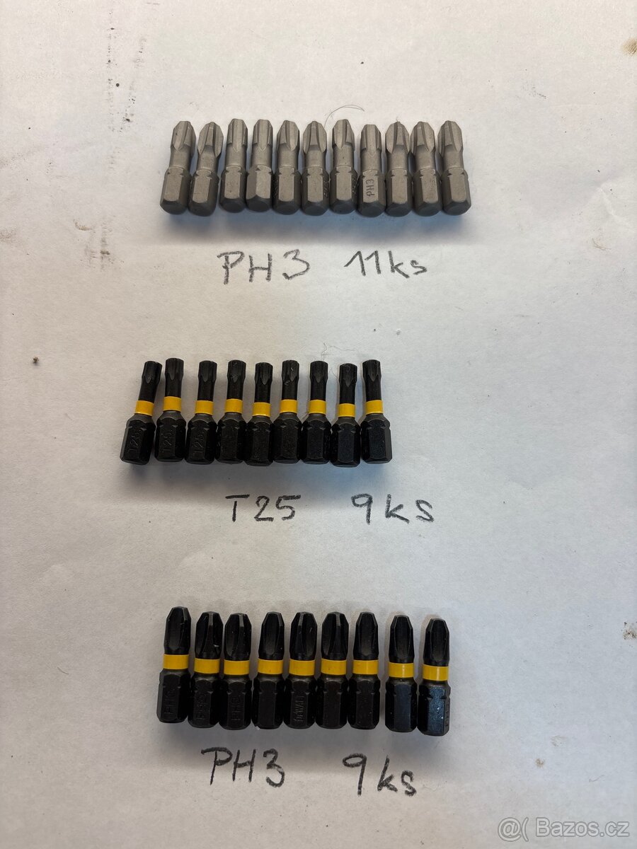 Bity Dewalt naradi - 2