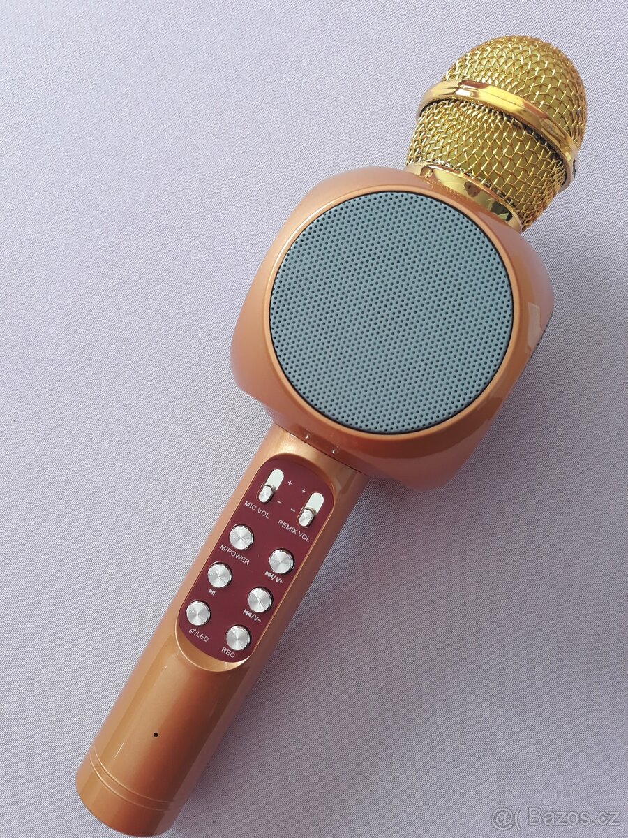 Bluetooth mikrofon bezdrátový reproduktor/karaoke - 2