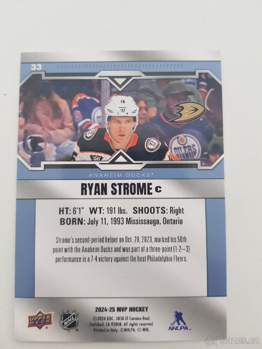 Hokejové kartičky-upper deck - 2