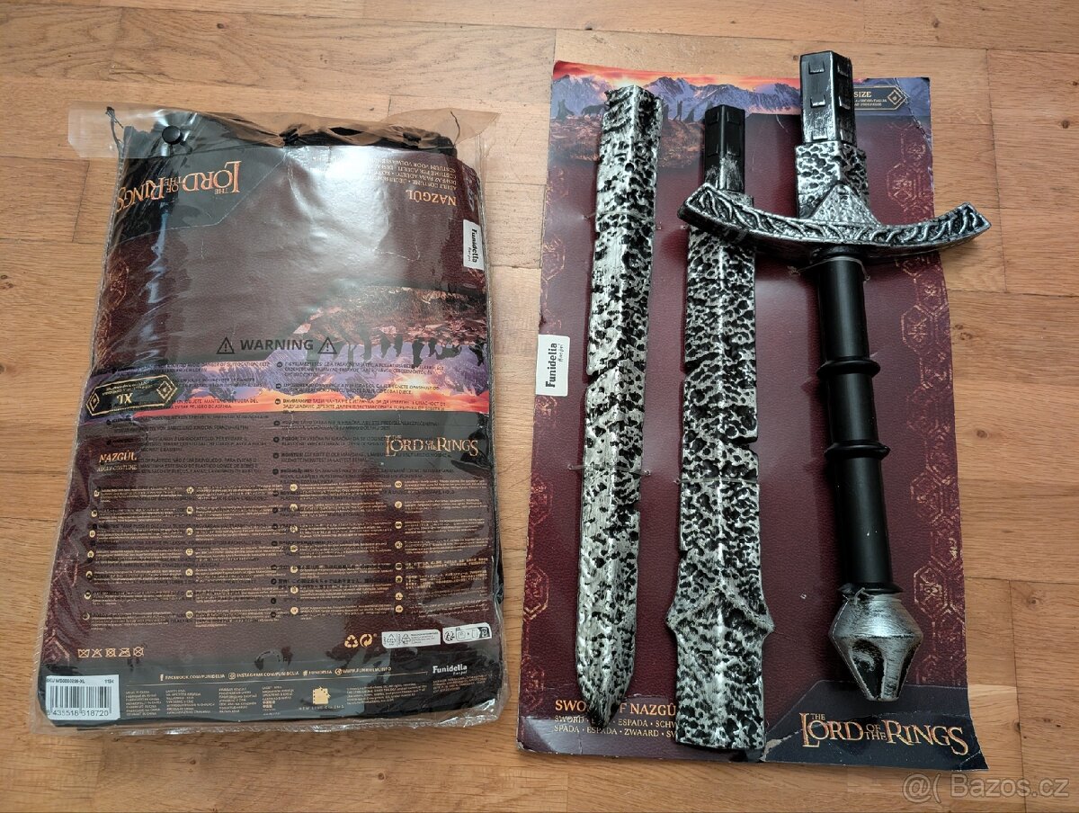 Kostým Nazgûl + meč (Pán prstenů) - 2