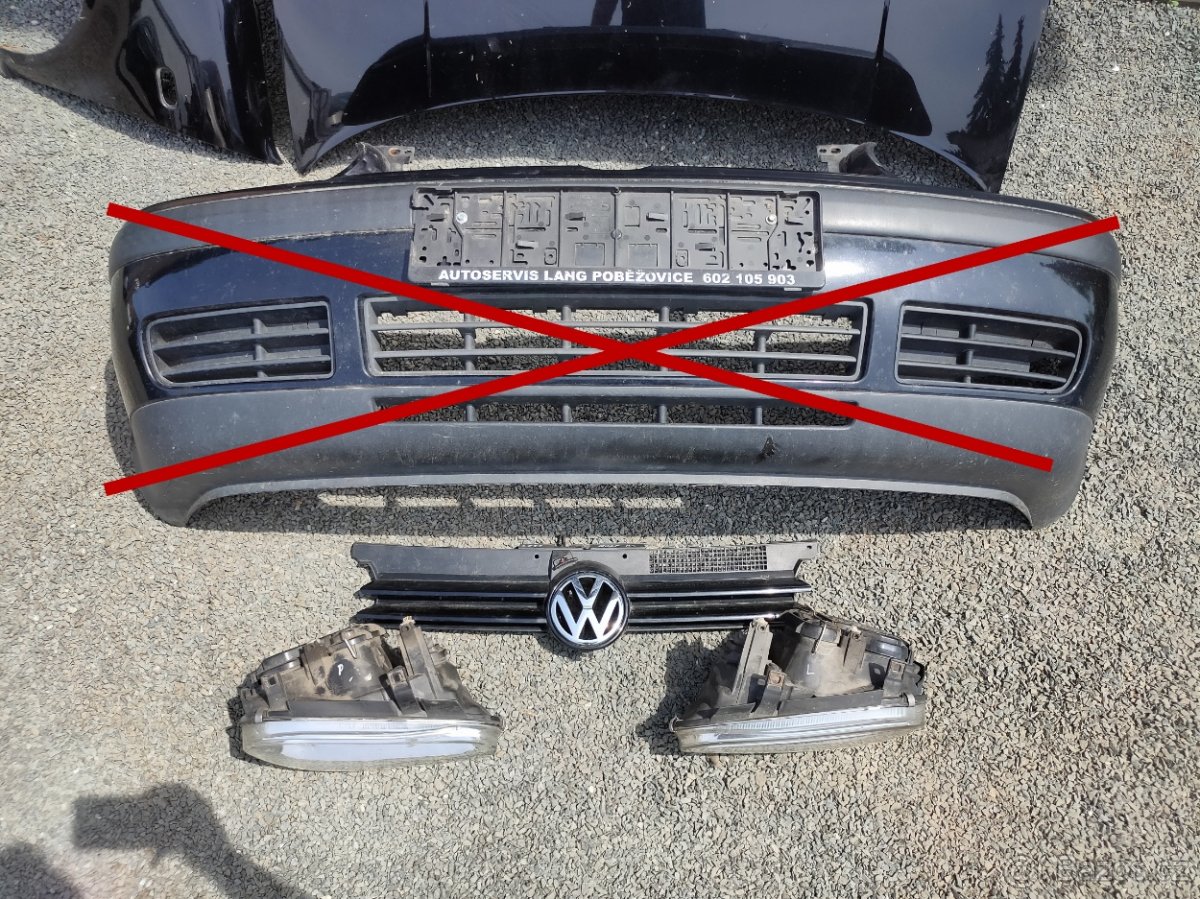 Předek Golf IV - černý L041 - 2