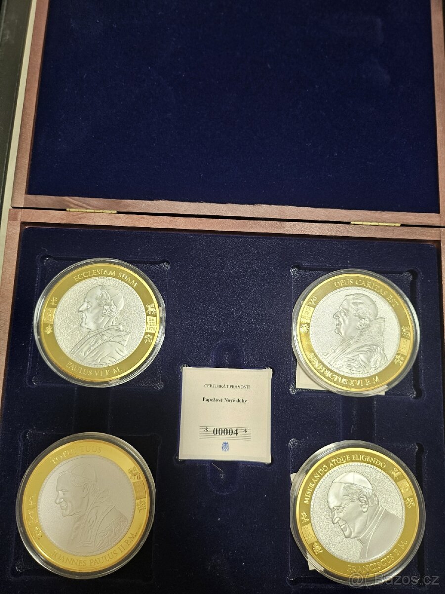 Sberatelske mince s certifikatem - 2