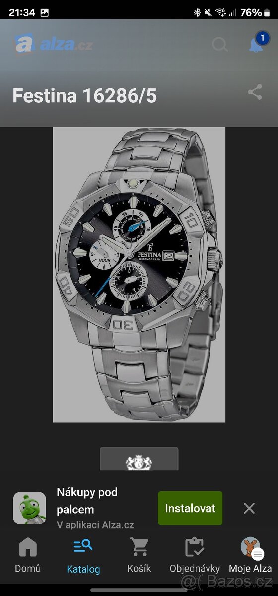 Originál hodinky Festina 16286/5 - super stav - 2