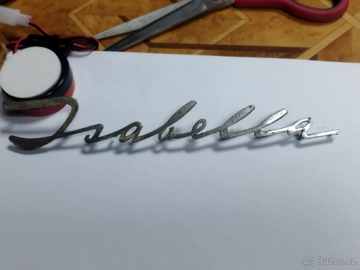 Nápis na vozidlo Borgward junior isabella - 2