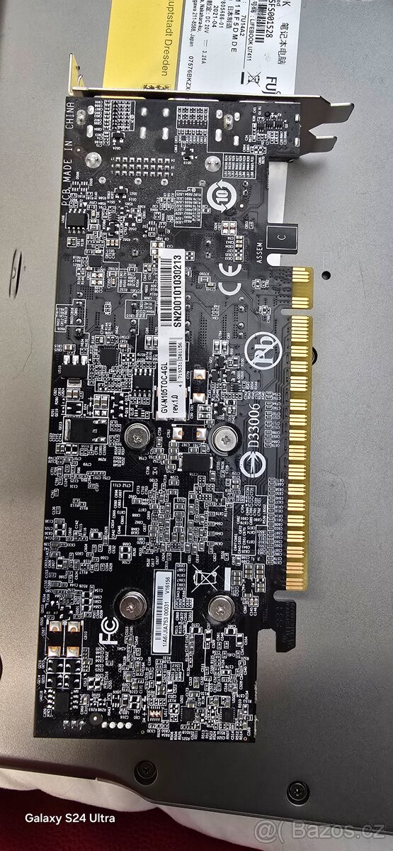 Grafická karta GtX 1050 ti 4GB Low profil - 2