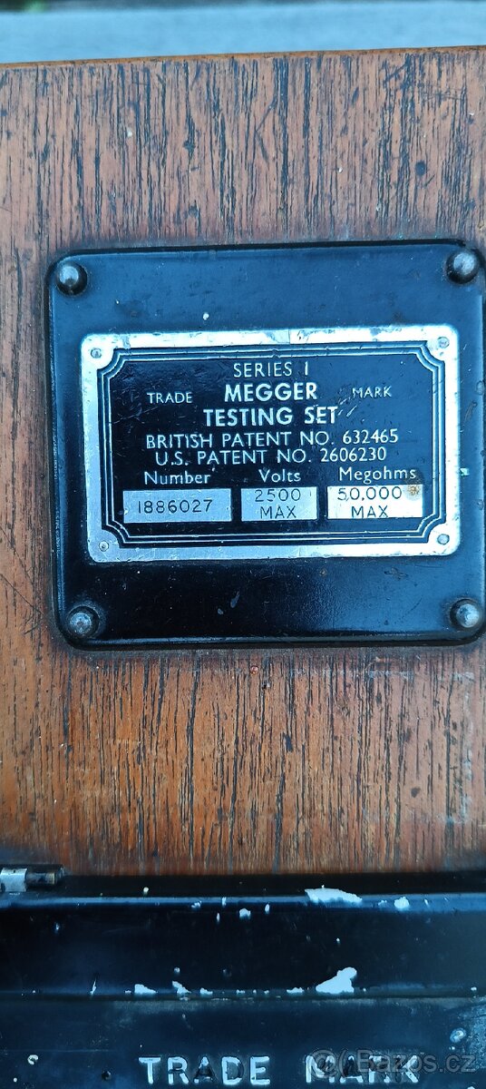 Megger testing set 2500V - 2