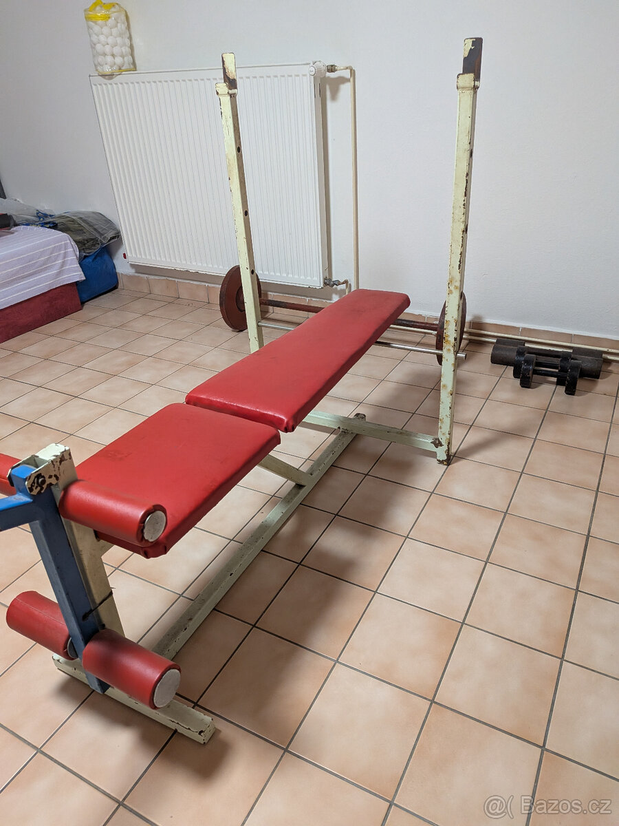 Posilovací benchpress lavice - 2