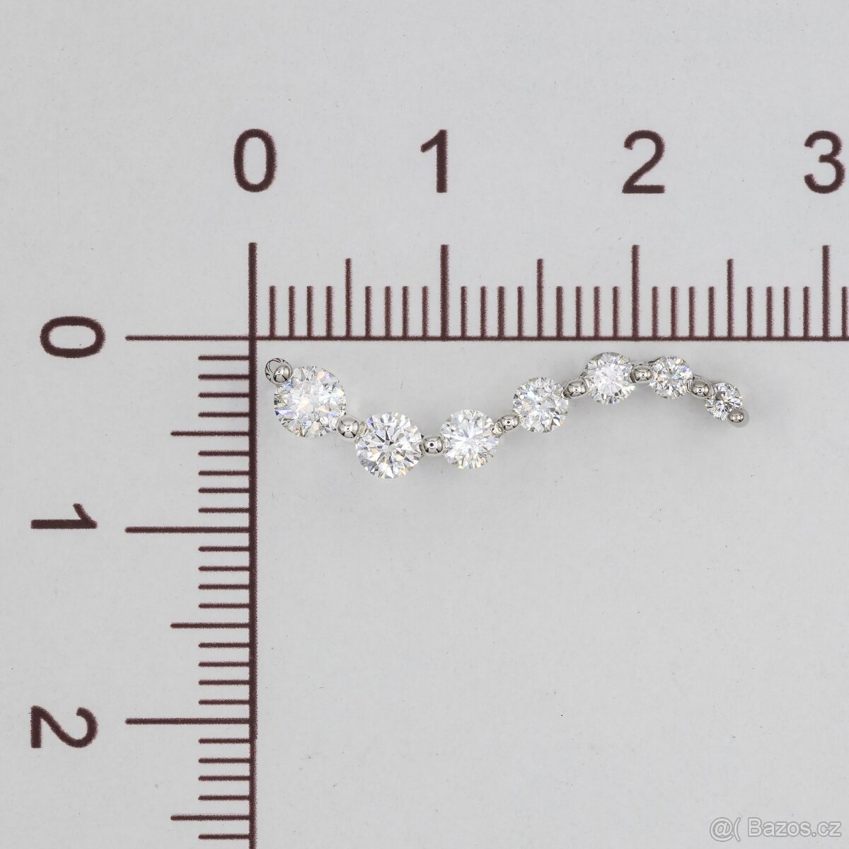 Krásný 14K přívěšek s diamanty 0,85ct - certifikát HRD - 2
