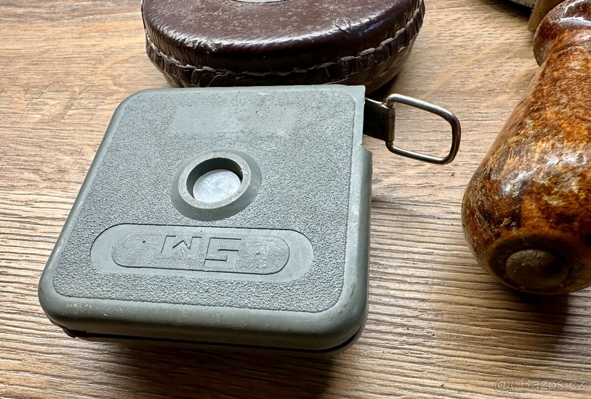 Sbírka set stará délková měřidla pásma 7ks FUNKČNÍ - 2