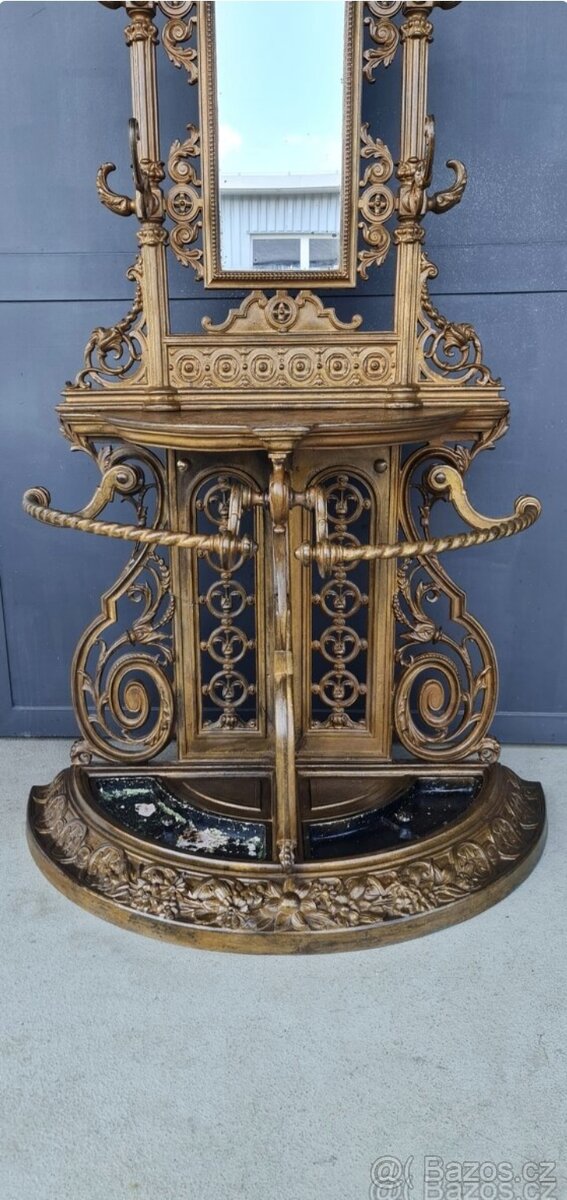 Starožitný podlahový věšák FRANCIE - 2