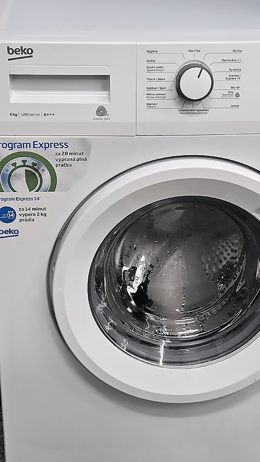 Automatická pračka BEKO, display, hl.47, - 2