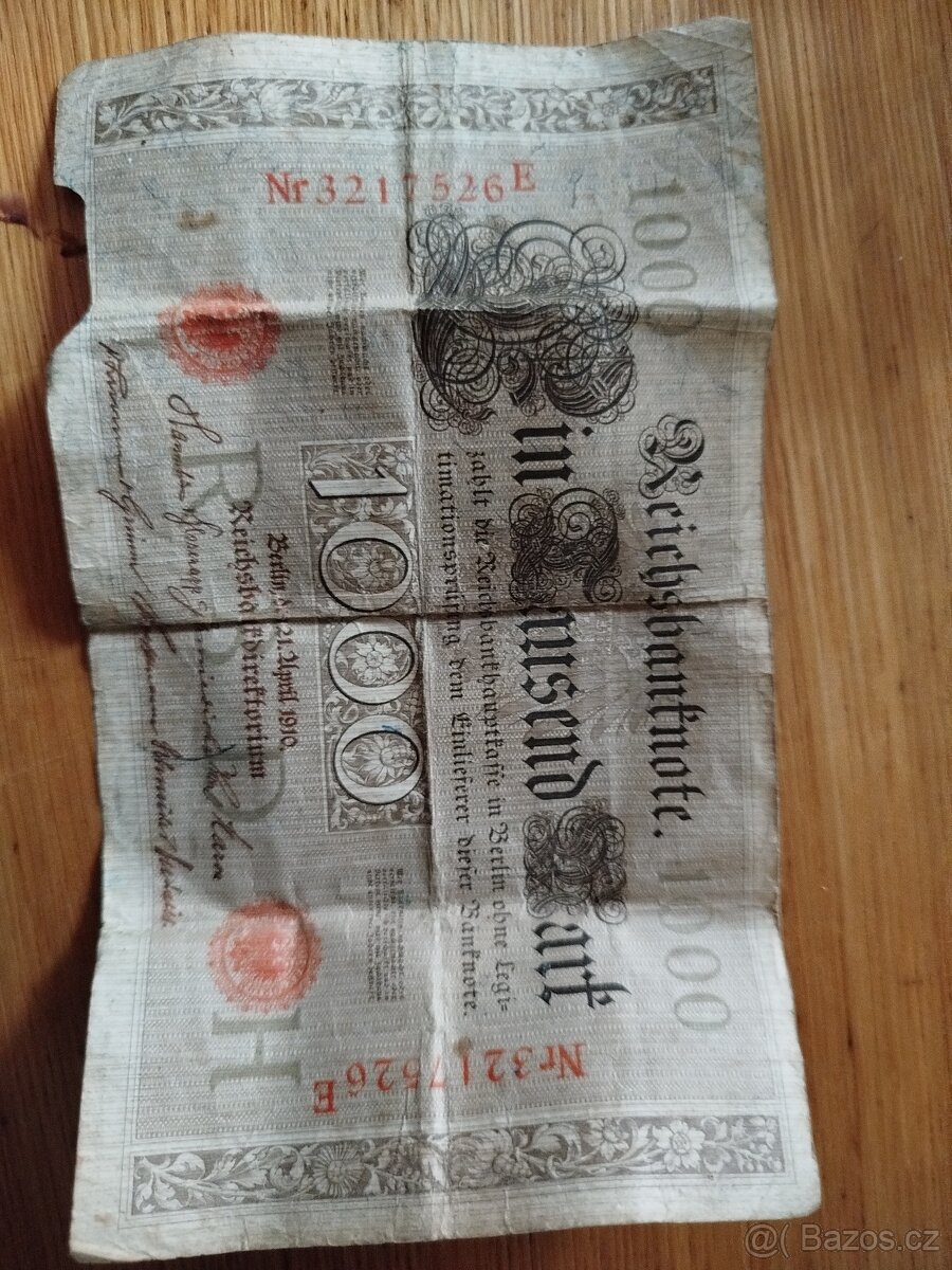 Prodám bankovku - 2
