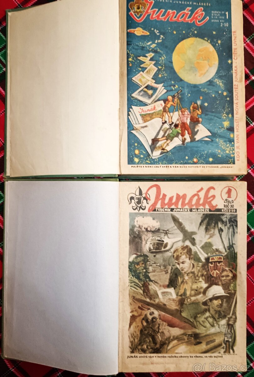 Časopisy 2x Junák 1947-1948. - 2
