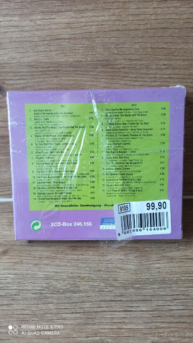 2CD Musical Welterfolge - 2