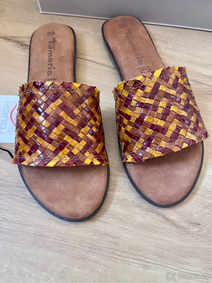 Kožené Pantofle Tamaris - 2