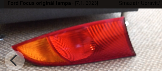 Ford Focus originál lampa - 2