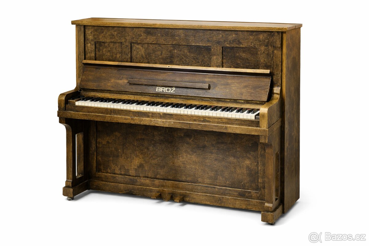 Pianino Brož vintage styl o 50% nižší cena nyní 9 500 Kč - 2