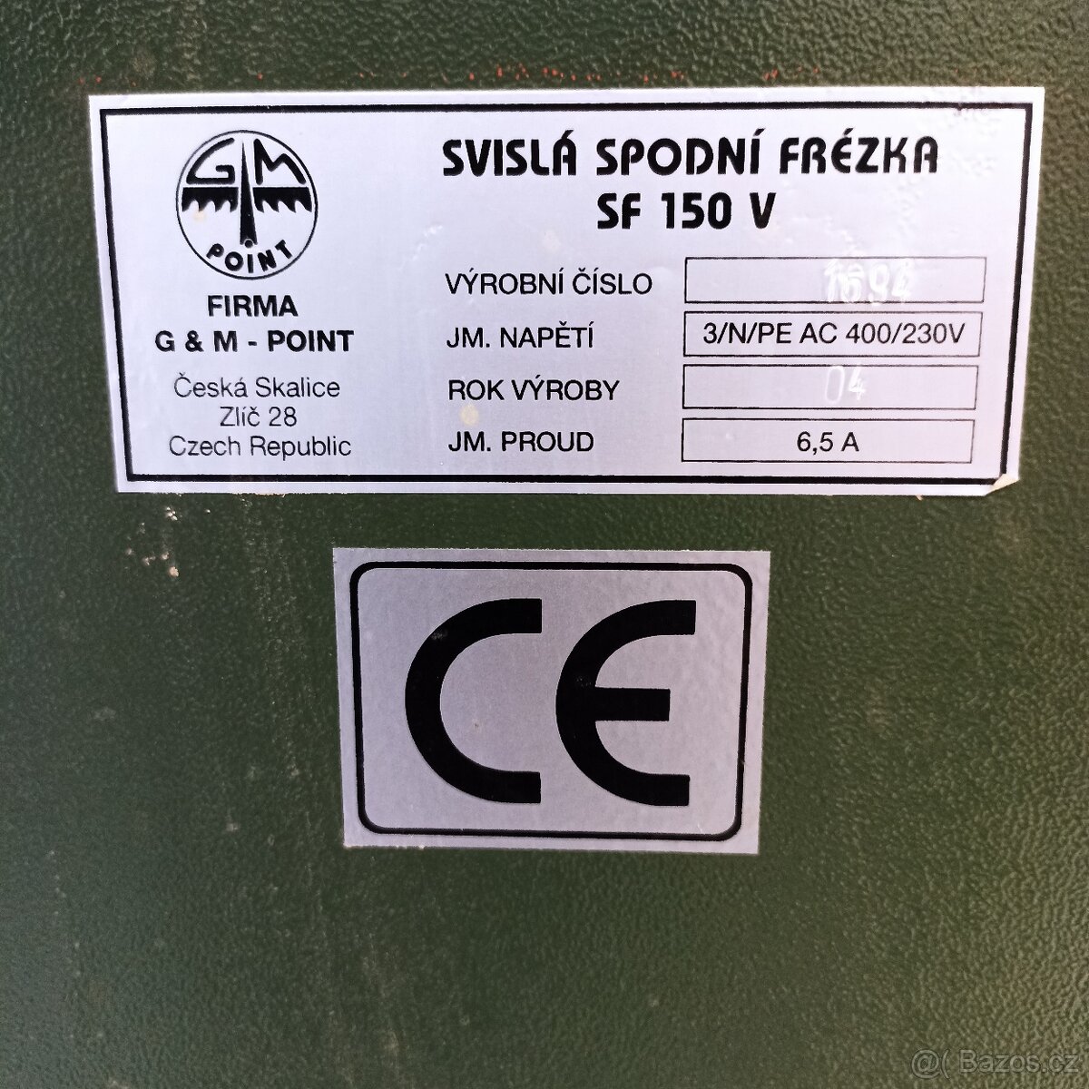 Spodní frézka SF 150V - 2