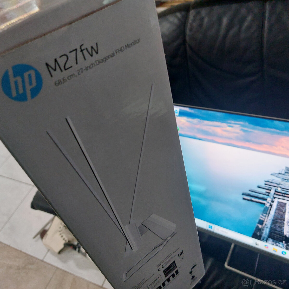 Monitor 27" HP M27fw, ULTRATENKÝ, ZÁNOVNÍ, krabice - 2