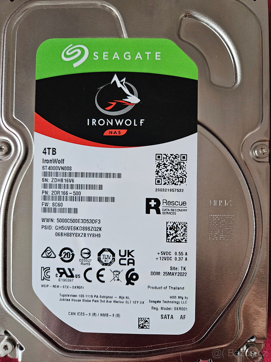 HDD 4TB Seagate IronWolf (NAS) - 2