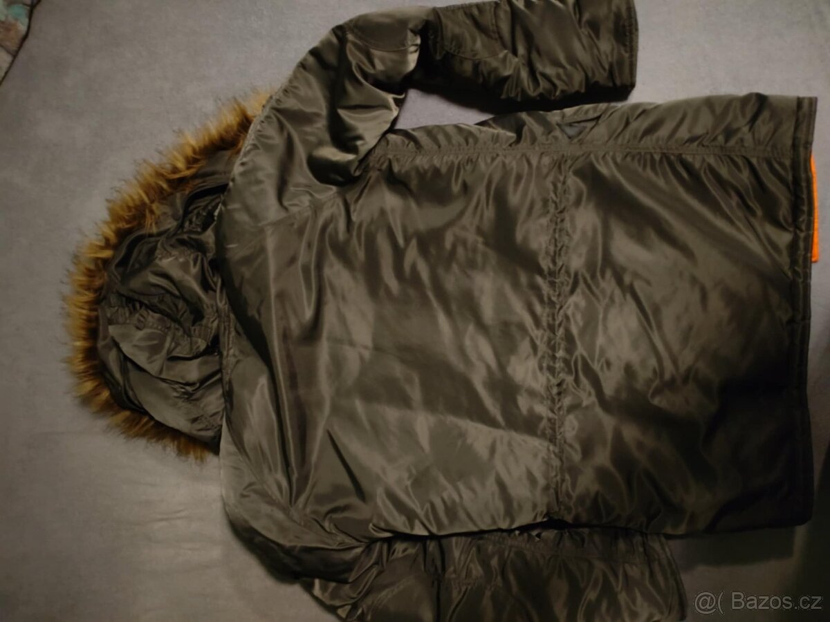 BUNDA N3B ALJAŠKA ALPHA INDUSTRIES OLIVE XXL - 2