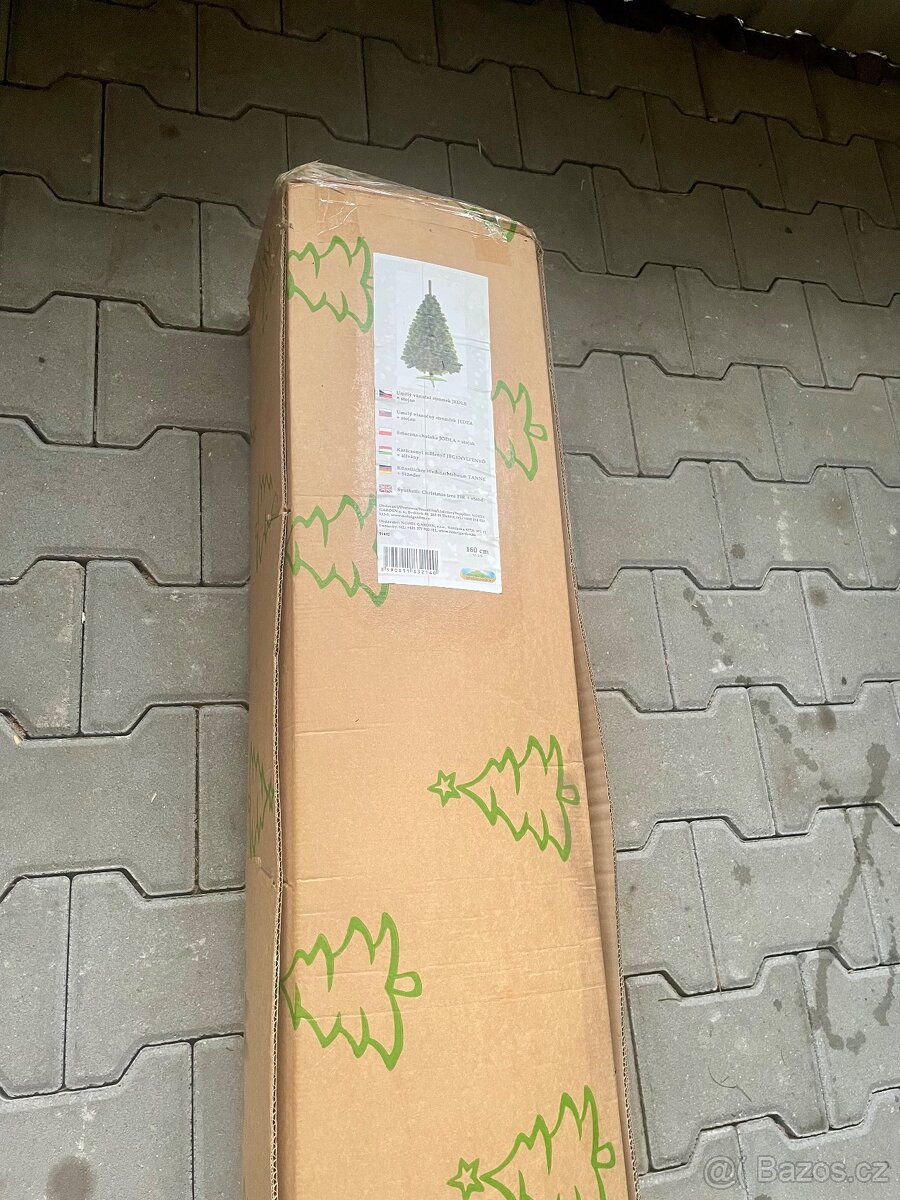 Nový nepoužitý vánoční stromek jedle + stojan - 2