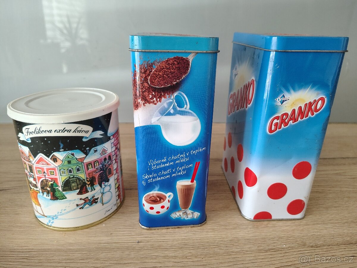 Plechové dózy Granko - 2