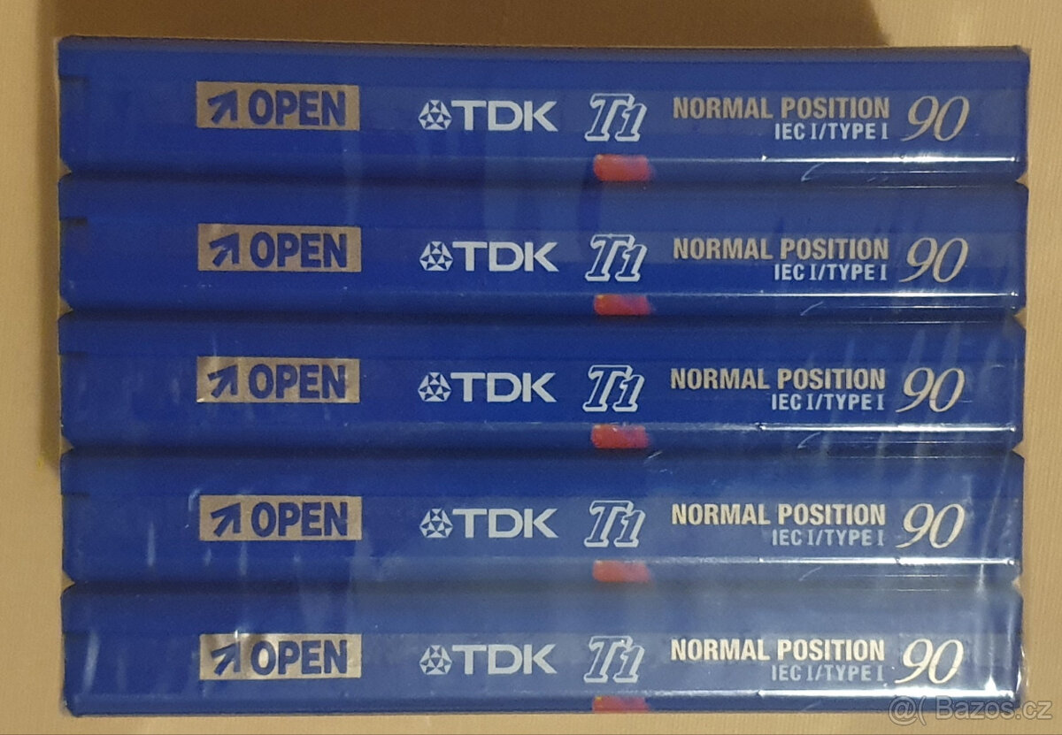 Nové nerozbalené audio MG kazety TDK - 2