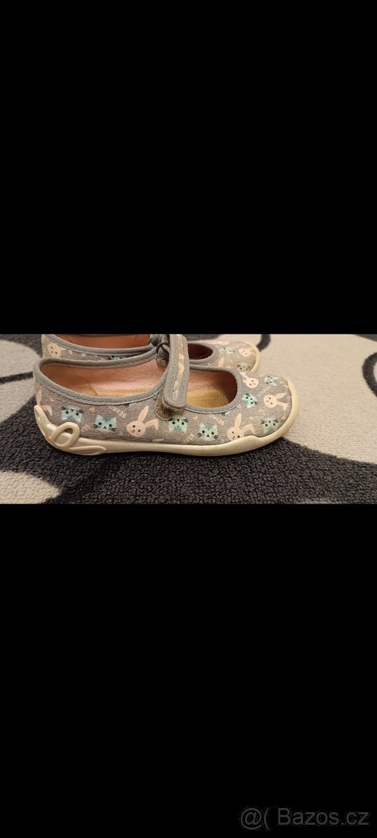 Dívčí balerínkové papuče 30 - 2