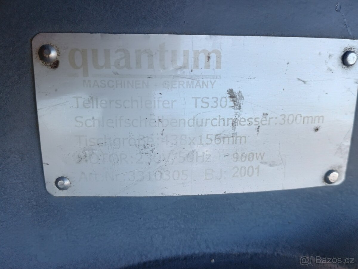 Talířová bruska na kov a dřevo Quantum TS 305 - 2