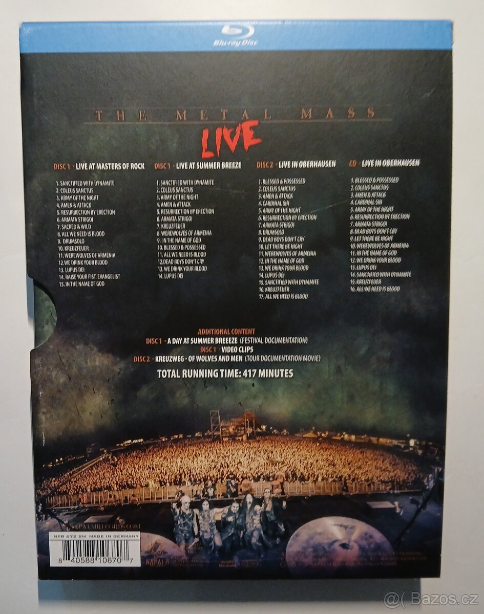 DVD POWERWOLF - METAL MASS LIVE - 2