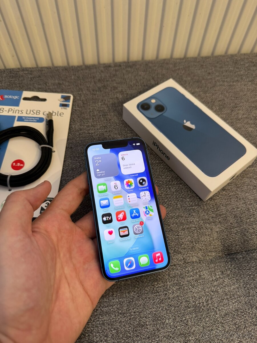 Prodám iPhone 13 mini 128gb (100% kondice baterie) - 2
