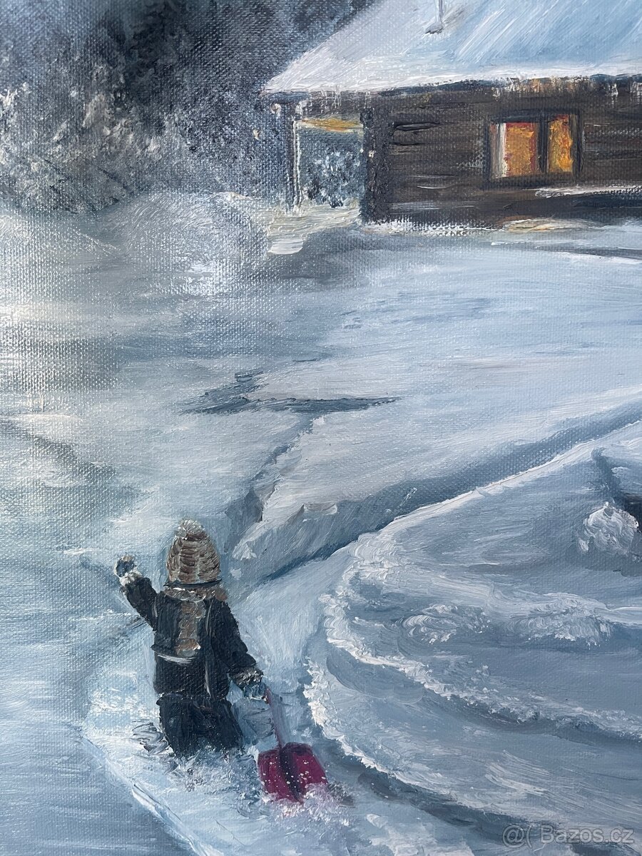 Obraz, olejomalba, interiér, dárek - 2