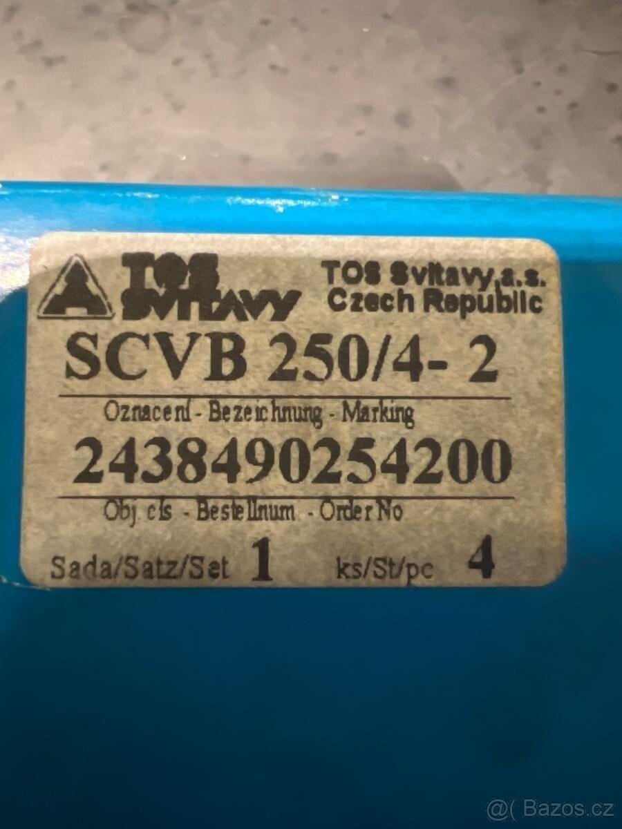 Tvrdé vnější čelisti SCVB 250/4 - 2 - 2