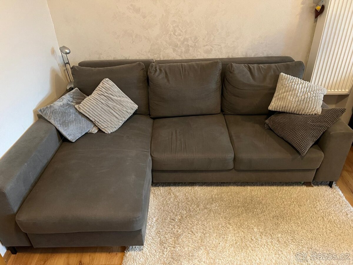 Rozkládací sedací souprava/sedačka s úložným prostorem - 2