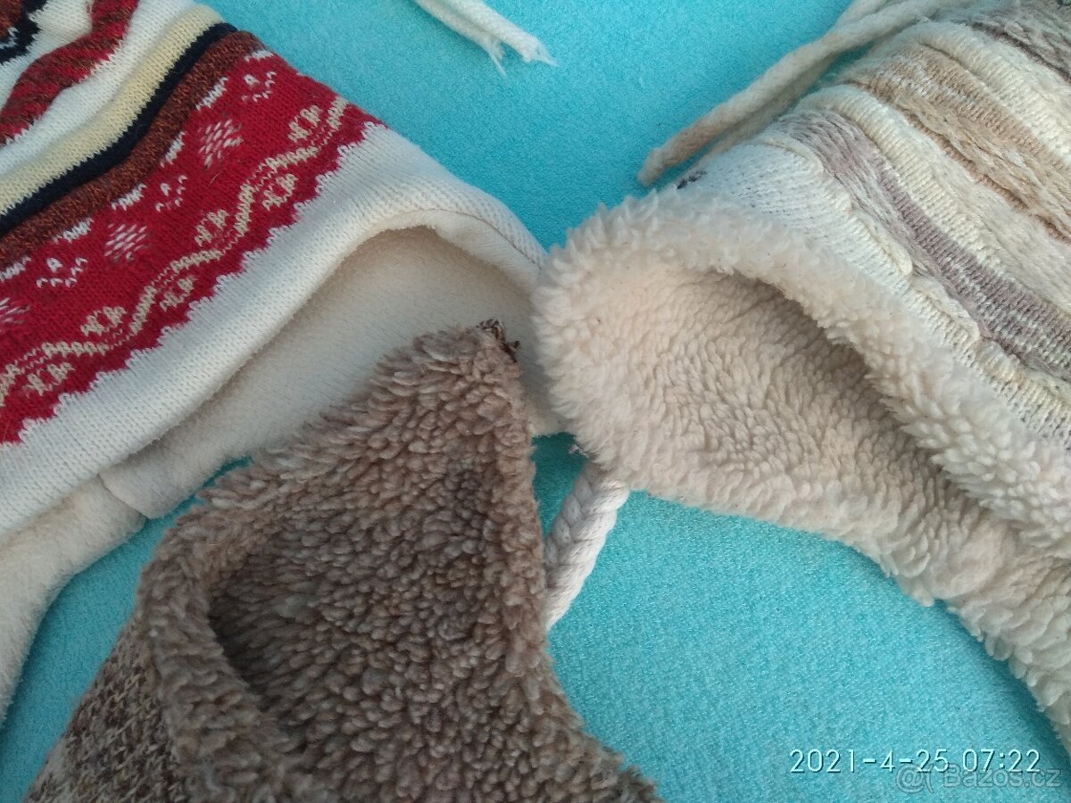 Dětské zimní čepice do věku 6ti let - 2