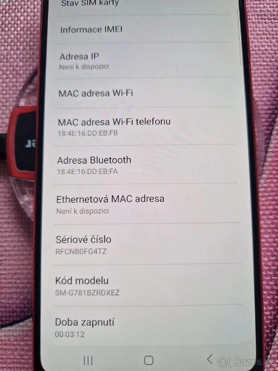 Samsung galaxy dual Sim S20 fe 5g červený s příslušenstvím - 2