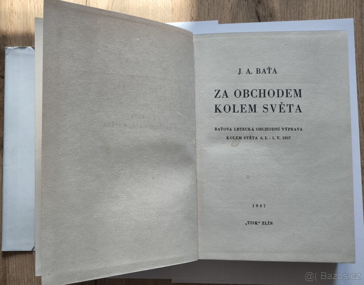 J. A. Baťa – Za obchodem kolem světa (1937) - 2