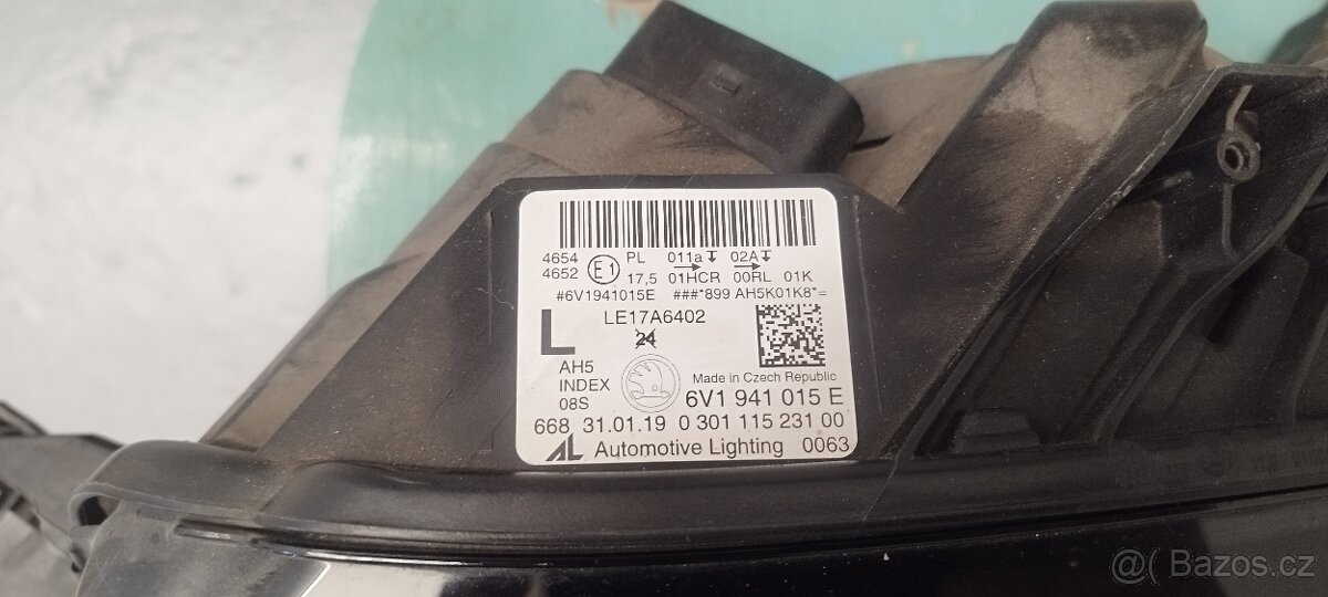 Přední světlo Fabia 3 lift - 2