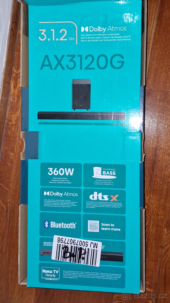 Soundbar Hisense jako nový - 2