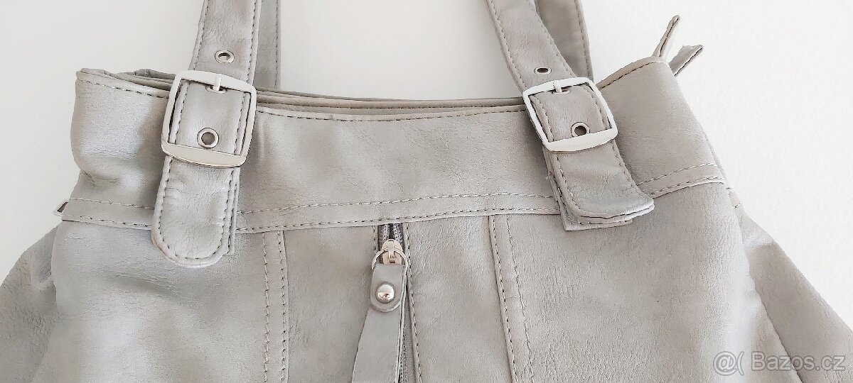 Kabelka šedá v perfektním stavu - 2