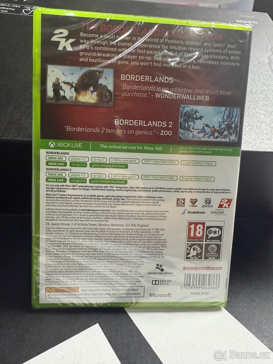 Borderlands 1+2 Nová Xbox 360 - 2