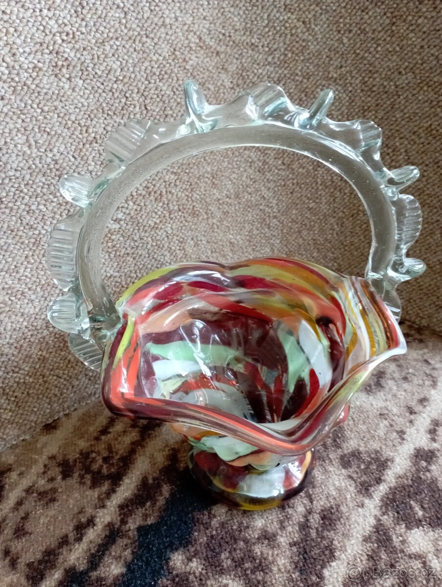 Skleněný košík - 2