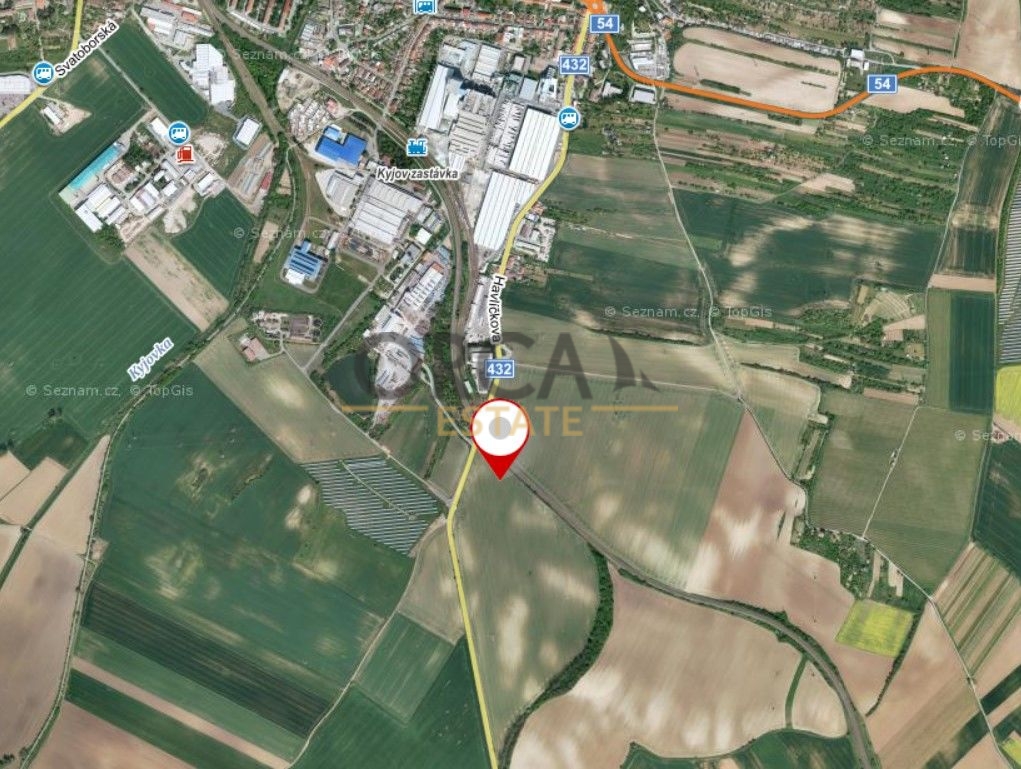 Prodej pozemků o výměře 10 751 m2 v k. ú. Kyjov - 2