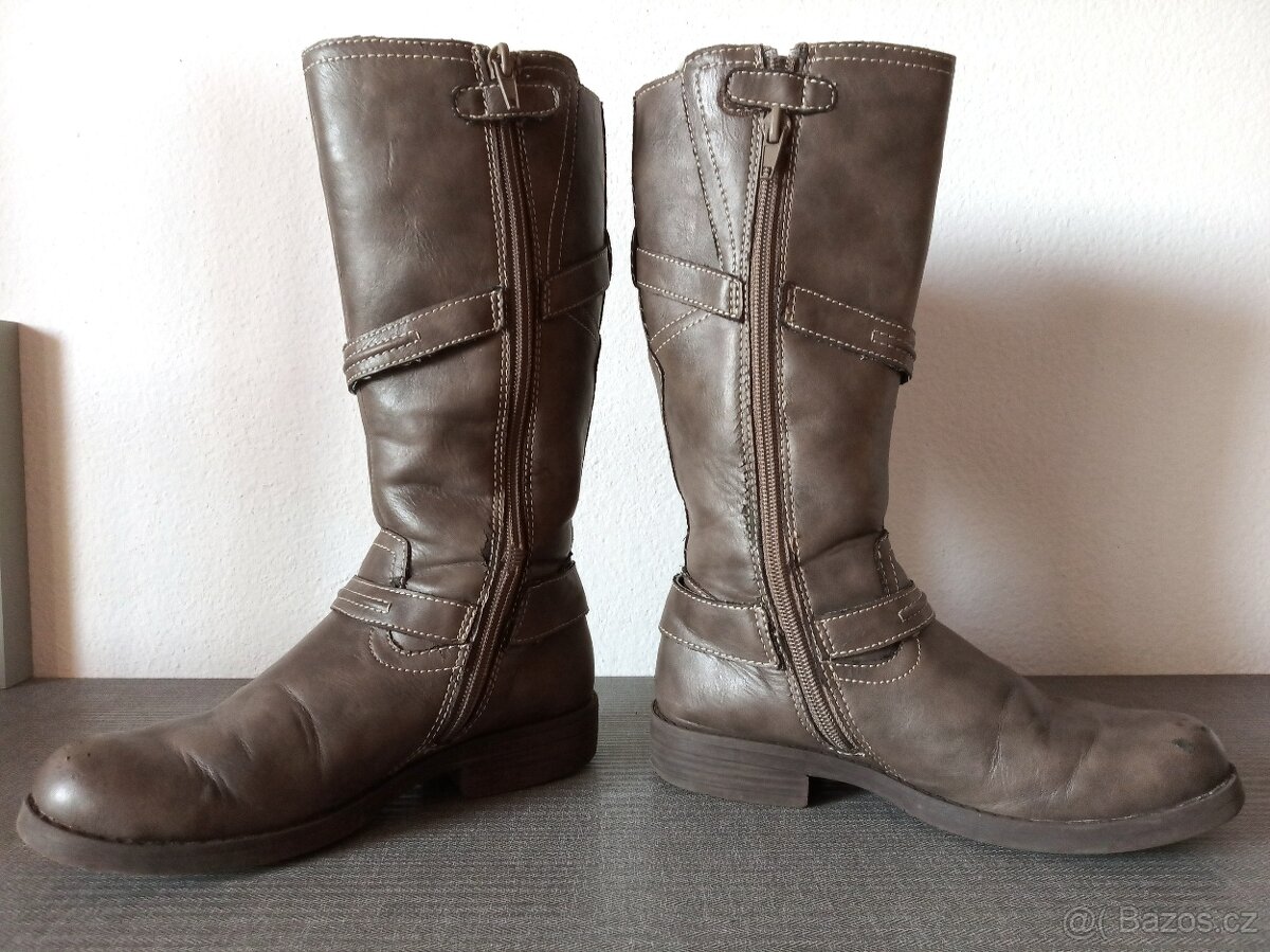 Kozačky zateplené DEICHMANN vel.32 - ZDARMA ZDARMA - 2