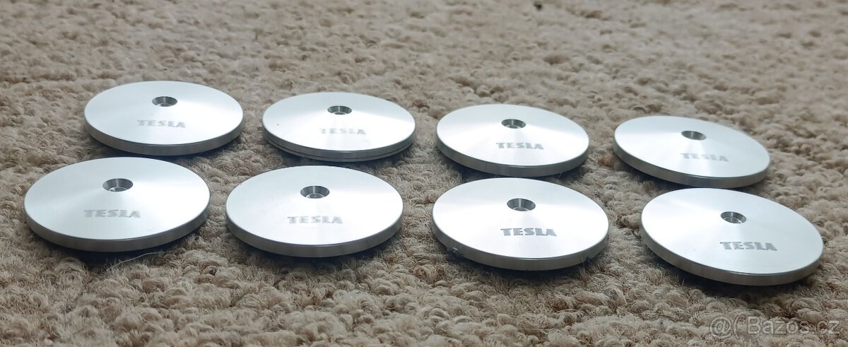 Antirezonanční podložky Tesla Popular P40 stříbrná 8 kusů - 2